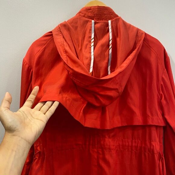 BCBGrneration Orange Hooded Coat - Picture 9 of 11